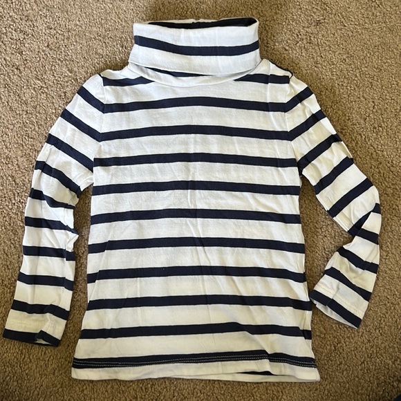 Striped Kids Turtleneck Shirt - Picture 1 of 4